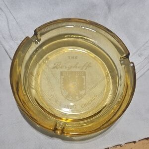 Vintage Yellow Ashtray